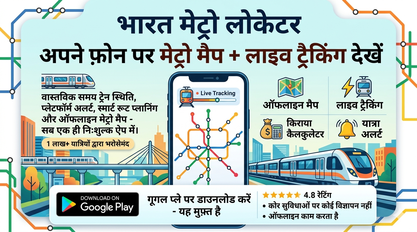 Bharat Metro Locator - Download on Google Play