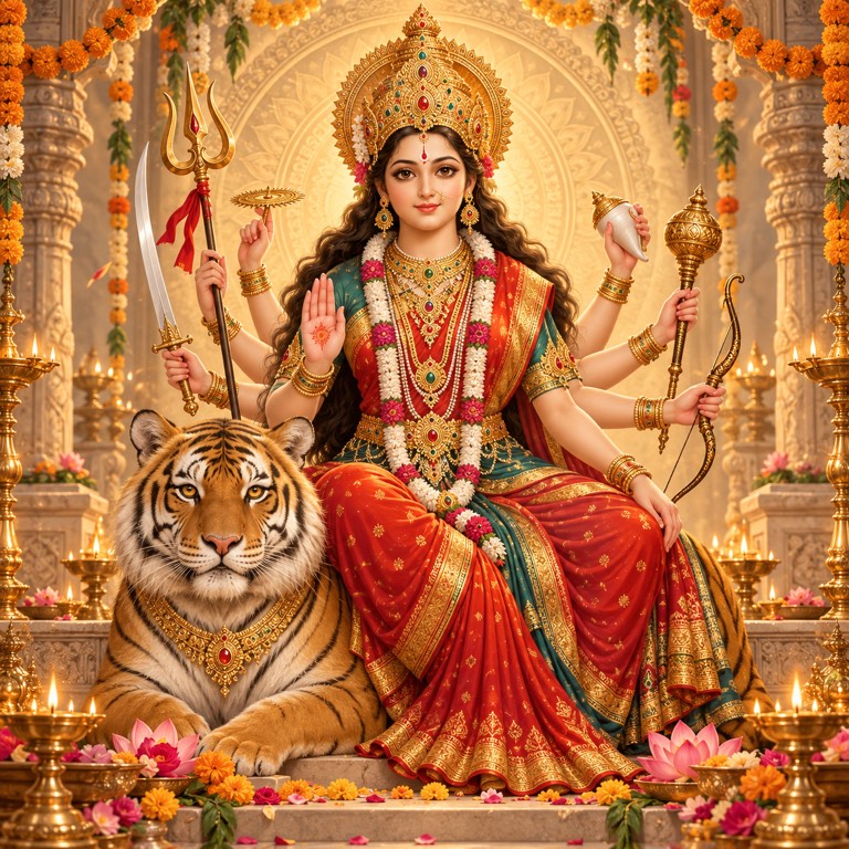 Ambe Maa devotional artwork