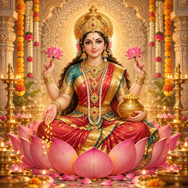 Lakshmi Mata devotional artwork
