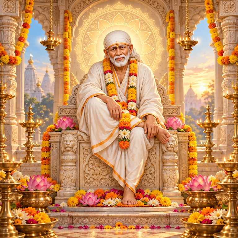 Sai Baba devotional artwork